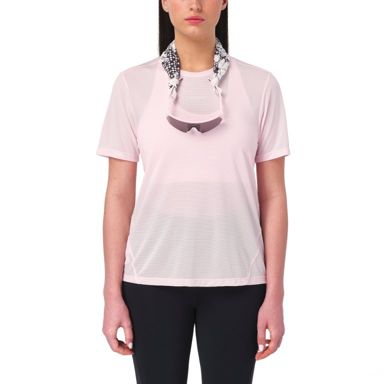 Tričko Salomon SHKout Core SS Tee W - růžová