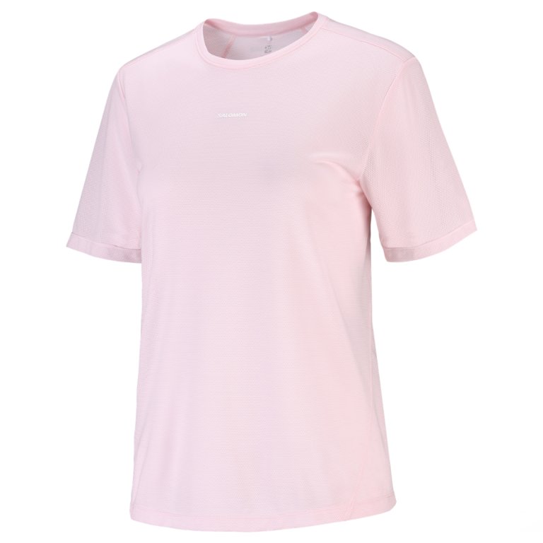 Tričko Salomon SHKout Core SS Tee W - růžová