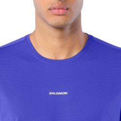 Tričko Salomon SHKout Core SS Tee M – modré