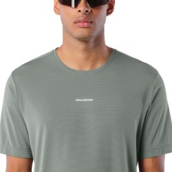 Tričko Salomon SHKout Core SS Tee M – sivé