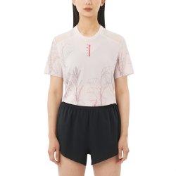 Tričko Salomon S/LAB Ultra Tee Aop W - bílá