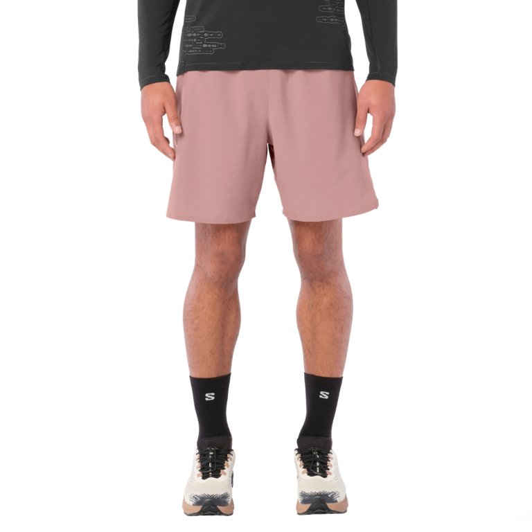 Šortky Salomon SHKout Core 2In1 Shorts 7'' M – ružová