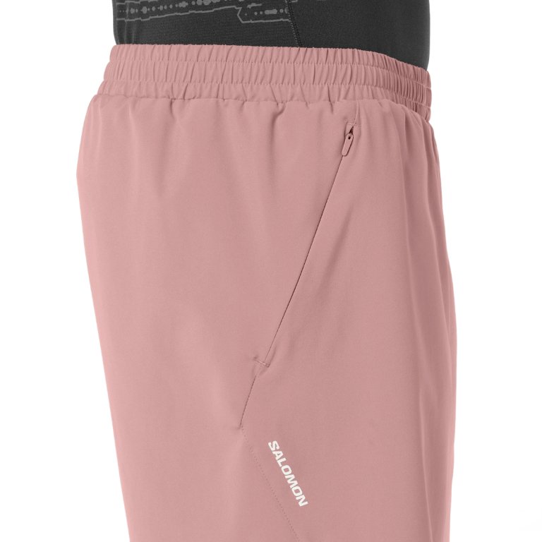 Šortky Salomon SHKout Core 2In1 Shorts 7'' M – ružová
