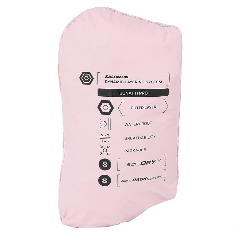 Bunda Salomon Bonatti Pro Jkt W - růžová