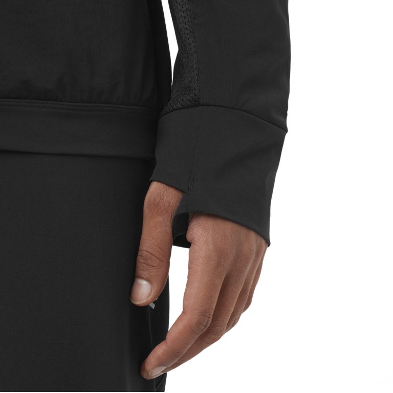 Mikina Salomon Ultra Fleece M – čierna