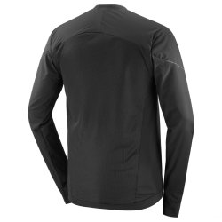 Mikina Salomon Ultra Fleece M – čierna
