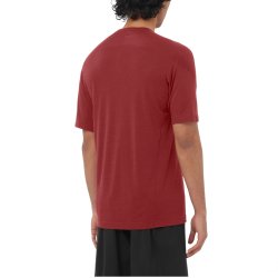 Tričko Salomon Ultra SS Tee M – červené