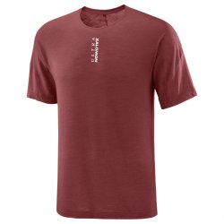 Tričko Salomon Ultra SS Tee M – červené