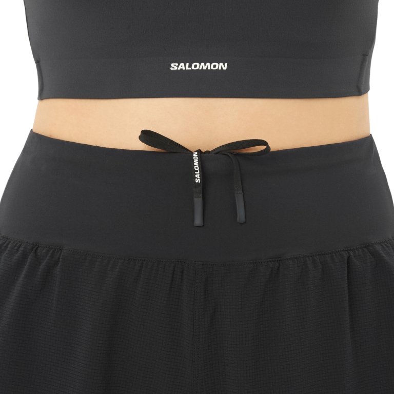 Šortky Salomon Sense Aero Stow 4" Shorts W – čierne