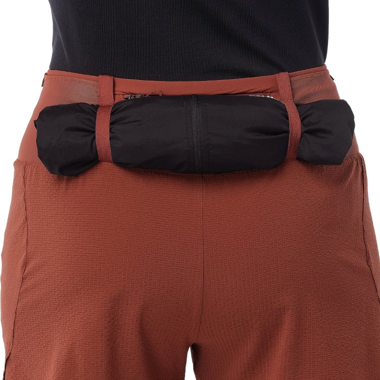 Šortky Salomon Sense Aero 2In1 Trail 4" Shorts W – hnedé