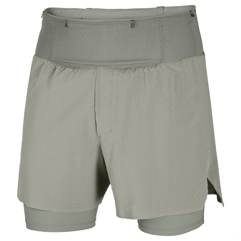 Šortky Salomon Sense Aero 2In1 Trail 5" Shorts M – šedé