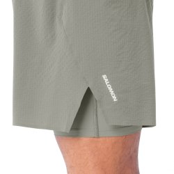 Šortky Salomon Sense Aero 2In1 Trail 5" Shorts M – šedé