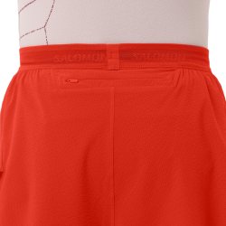 Šortky Salomon Sense Aero Split 3" Shorts M – červené