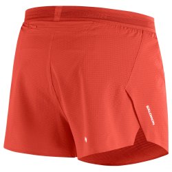 Šortky Salomon Sense Aero Split 3" Shorts M – červené