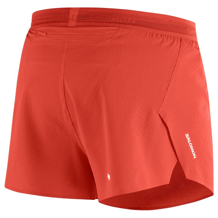 Šortky Salomon Sense Aero Split 3" Shorts M – červené