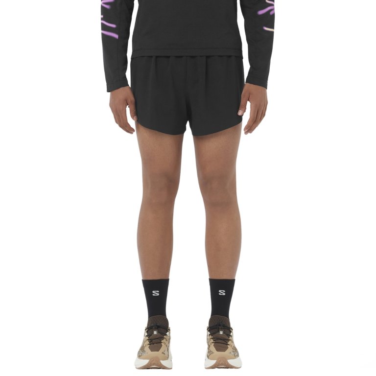 Šortky Salomon Sense Aero Split 3" Shorts M – čierne