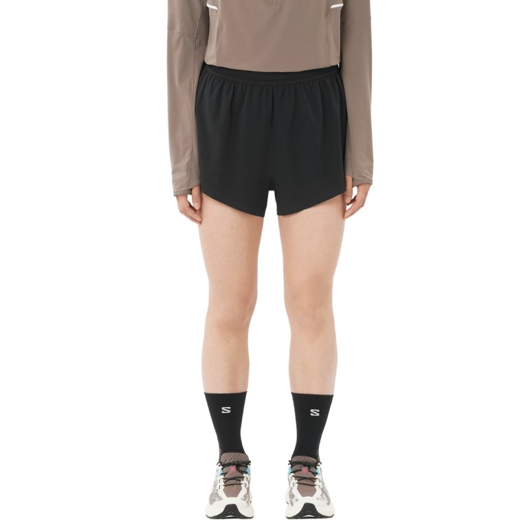 Šortky Salomon Sense Aero Split 3" Shorts W – čierne