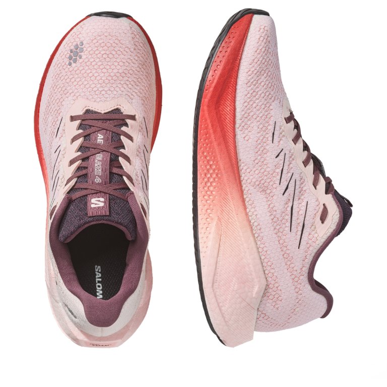 Obuv Salomon Aero Blaze 4 W – ružová/červená