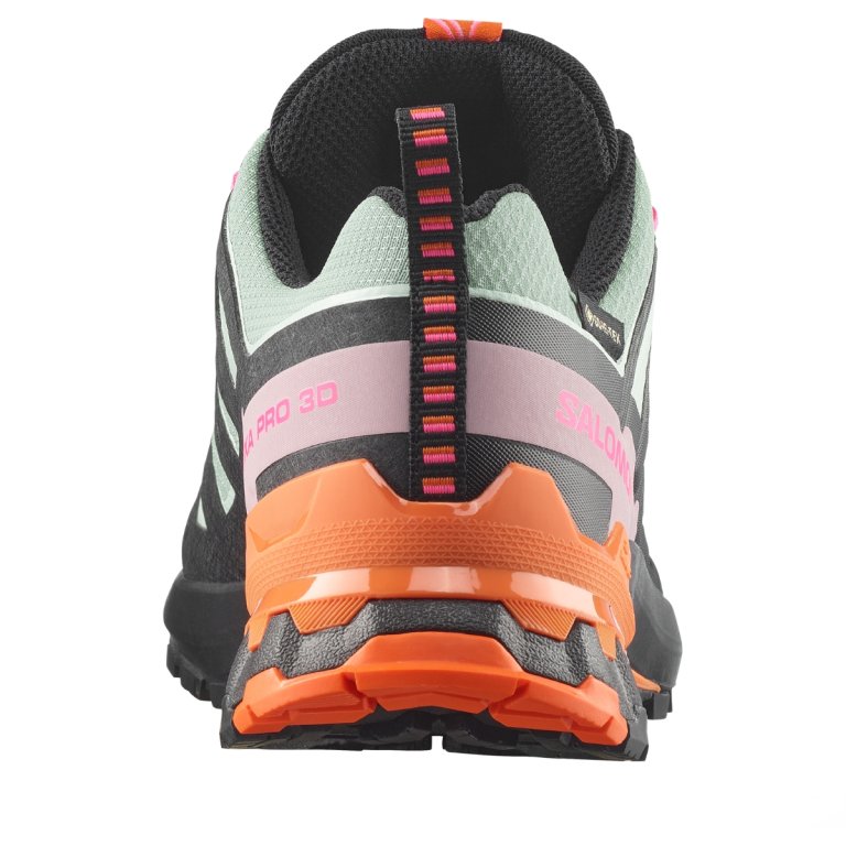 Topánky Salomon Xa Pro 3D V9 Gtx Icon W – čierna/zelená/oranžová