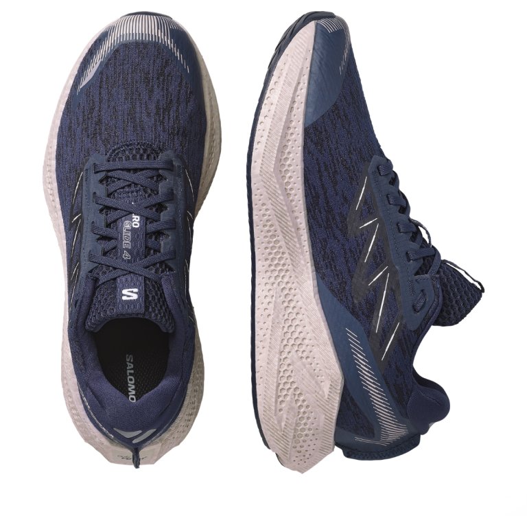 Topánky Salomon Aero Glide 4 M – tmavomodré