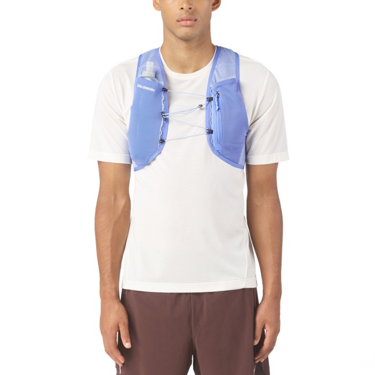 Batoh Run Salomon Hydra Access 4 One Flask – modrá
