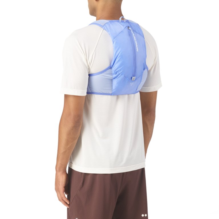 Batoh Run Salomon Hydra Access 4 One Flask – modrá