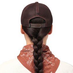Kšiltovka Salomon Logo Trucker Cap - tmavě hnědá