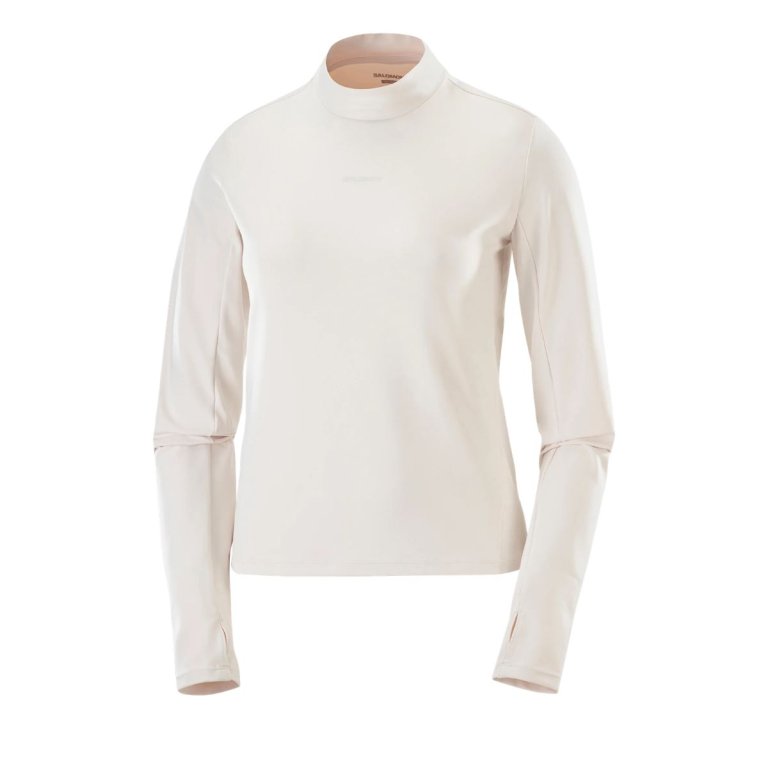 Tričko Salomon SHKout Bliss LS Tee W - bílá