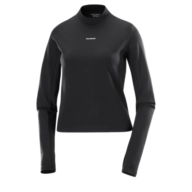 Tričko Salomon SHKout Bliss LS Tee W - černá