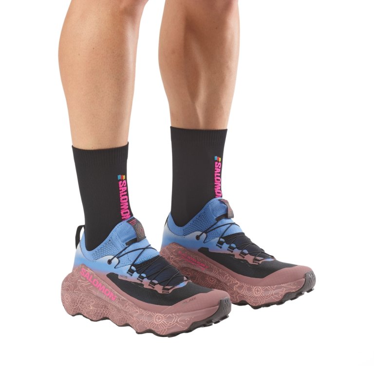 Obuv Salomon S/LAB Ultra Glide 2 Courtney - modrá/hnědá/černá