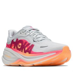Topánky Hoka Clifton Pro W – svetlosivá/červená/oranžová