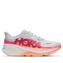 Topánky Hoka Clifton Pro W – svetlosivá/červená/oranžová