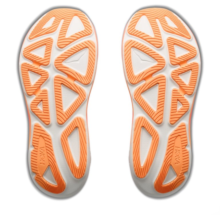 Topánky Hoka Clifton Pro W – svetlosivá/červená/oranžová
