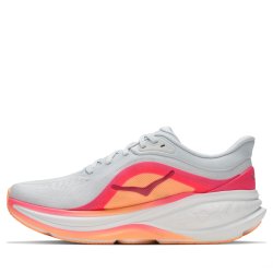 Topánky Hoka Clifton Pro W – svetlosivá/červená/oranžová