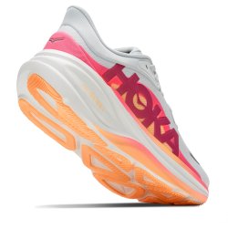 Topánky Hoka Clifton Pro W – svetlosivá/červená/oranžová