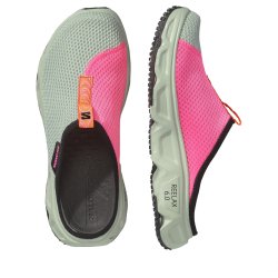 Obuv Salomon Reelax Slide 6.0 Icon W - zelená/černá/růžová