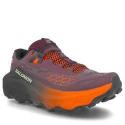 Obuv Salomon Ultra Glide 4 W – tmavočervená/oranžová