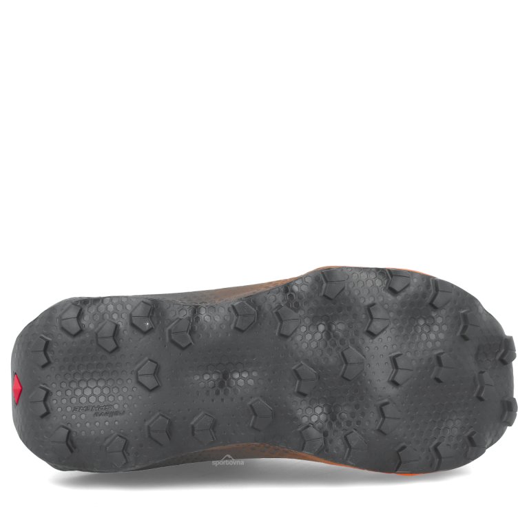 Obuv Salomon Ultra Glide 4 W – tmavočervená/oranžová