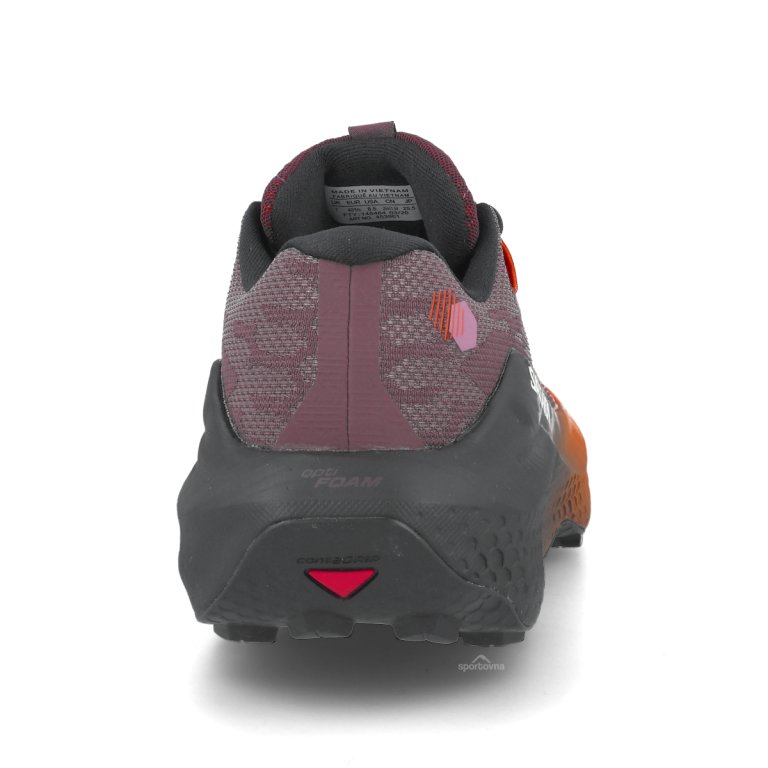 Obuv Salomon Ultra Glide 4 W – tmavočervená/oranžová