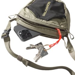 Bedrová taška Salomon Acs Waist Pack Small – zelená/čierna
