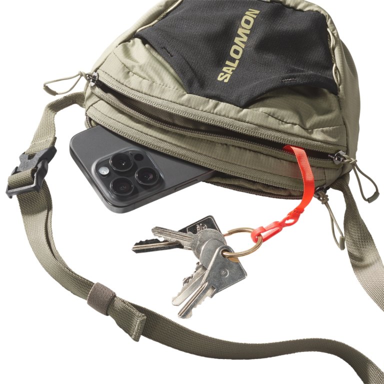 Bedrová taška Salomon Acs Waist Pack Small – zelená/čierna