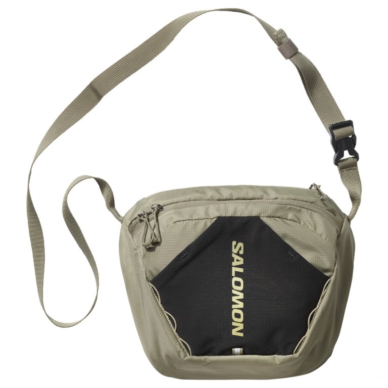 Pásová taška Salomon Acs Waist Pack Large – čierna/zelená