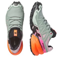 Obuv Salomon Speedcross 6 Gtx Icon W - zelená/černá/oranžová