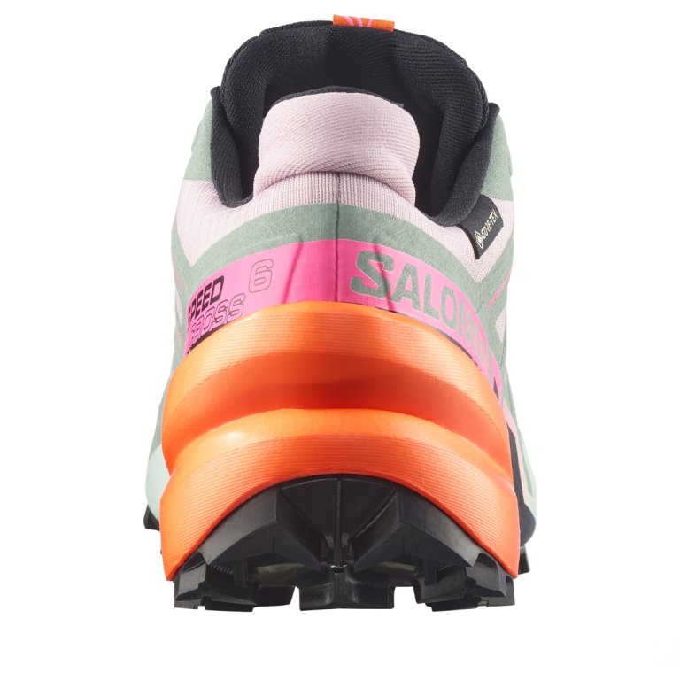 Obuv Salomon Speedcross 6 Gtx Icon W - zelená/černá/oranžová