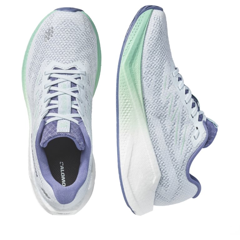 Obuv Salomon Aero Blaze 4 W - bílá/modrá/zelená