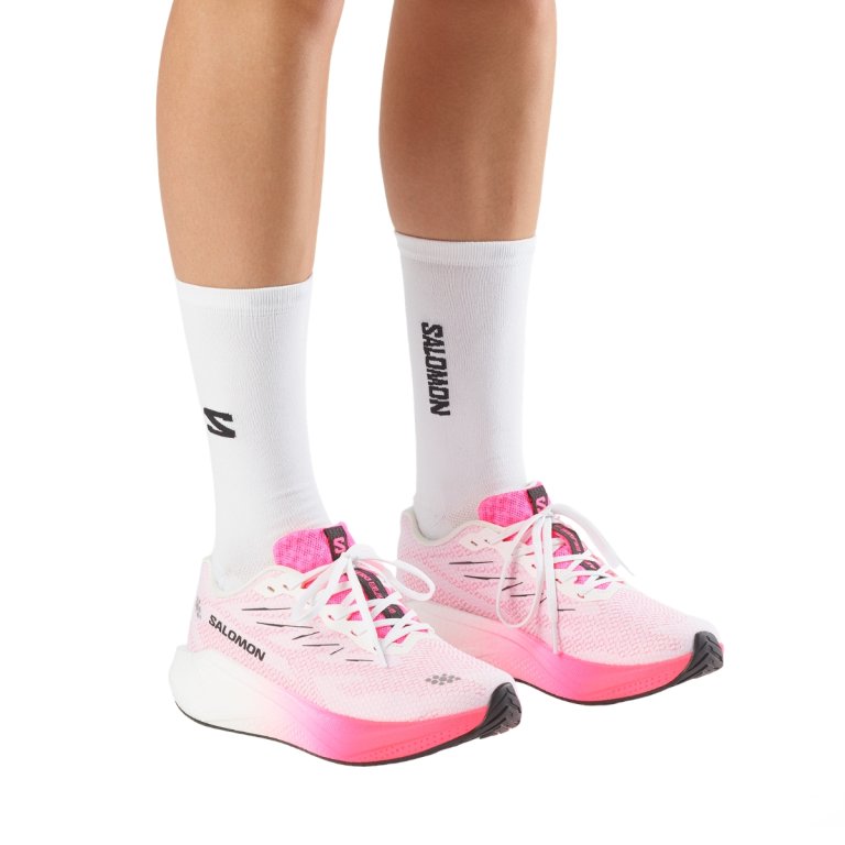 Obuv Salomon Aero Blaze 4 W - bílá/růžová