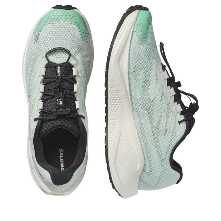 Obuv Salomon Aero Blaze 4 Grvl W - bílá/zelená