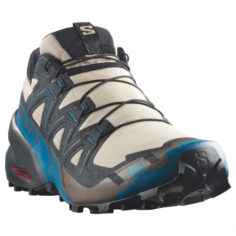Obuv Salomon Speedcross 6 M - béžová/modrá/černá