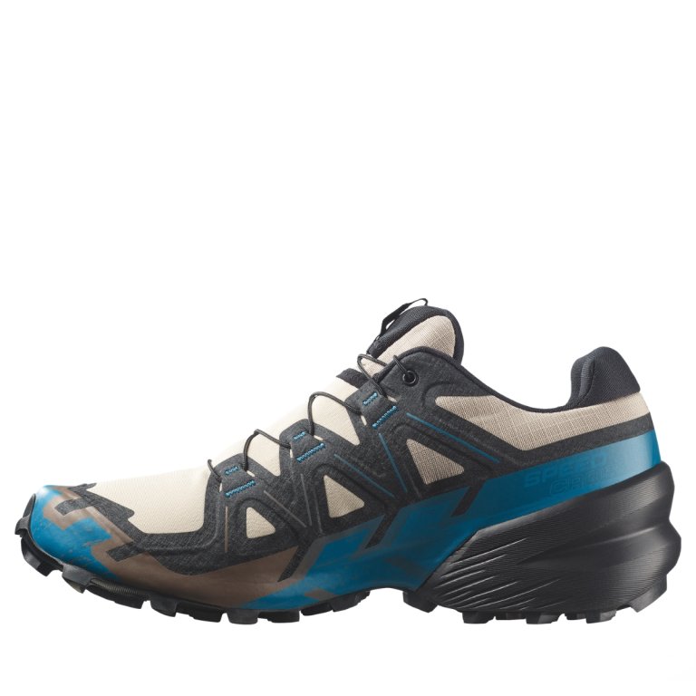 Obuv Salomon Speedcross 6 M - béžová/modrá/černá
