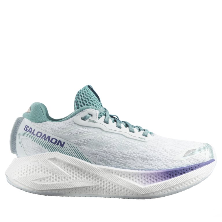 Obuv Salomon Aero Glide 4 W - světle modrá/bílá
